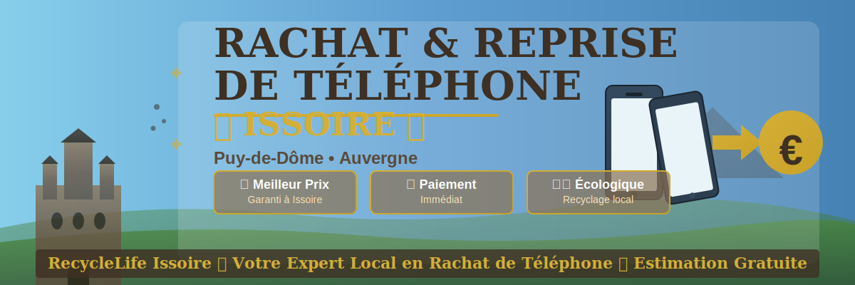 Rachat téléphone Issoire